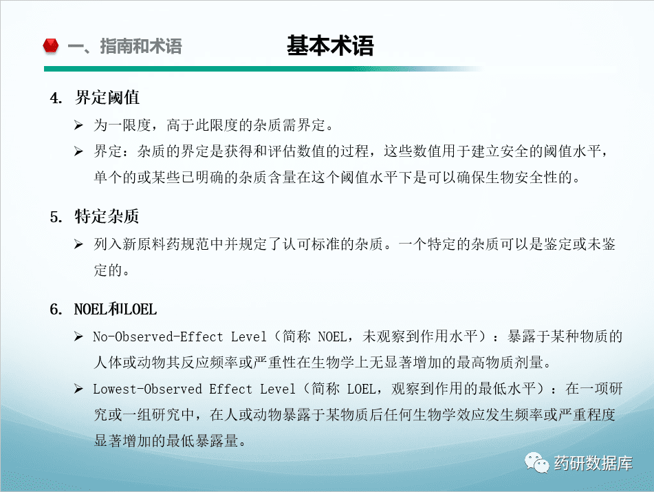 质量标准制定：原料药