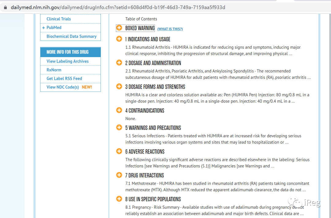 世界各国药品说明书查询——美国篇