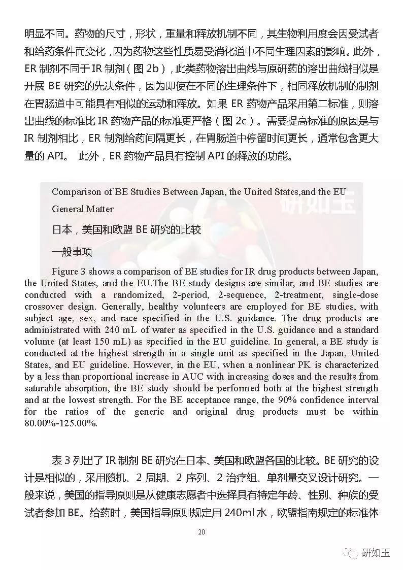 【文献翻译】日本口服固体制剂生物等效性研究的监管考虑(第二部分)