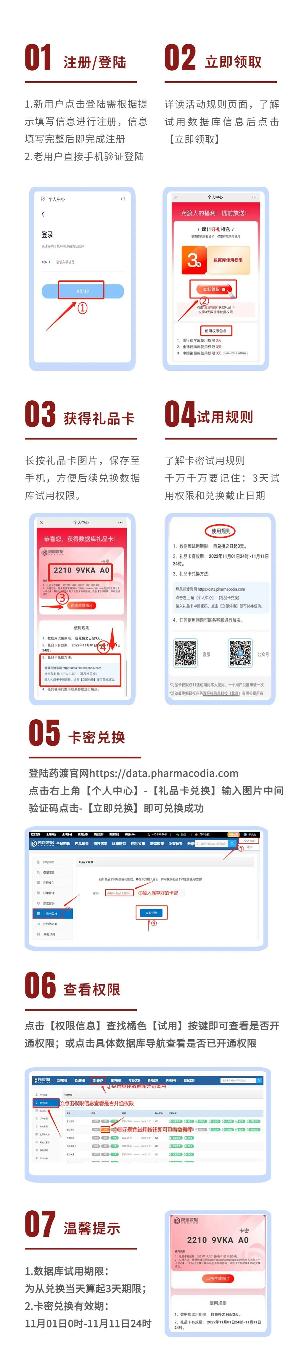 药渡数据，双十一免费用三天！！