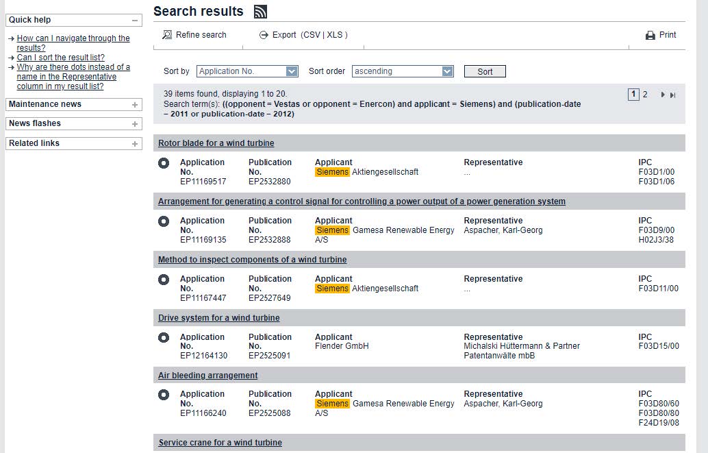 欧洲专利局专利信息资源及使用介绍(三)European Patent Register 数据库