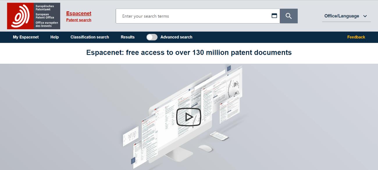 欧洲专利局专利信息资源及使用介绍 （二）Espacenet 数据库