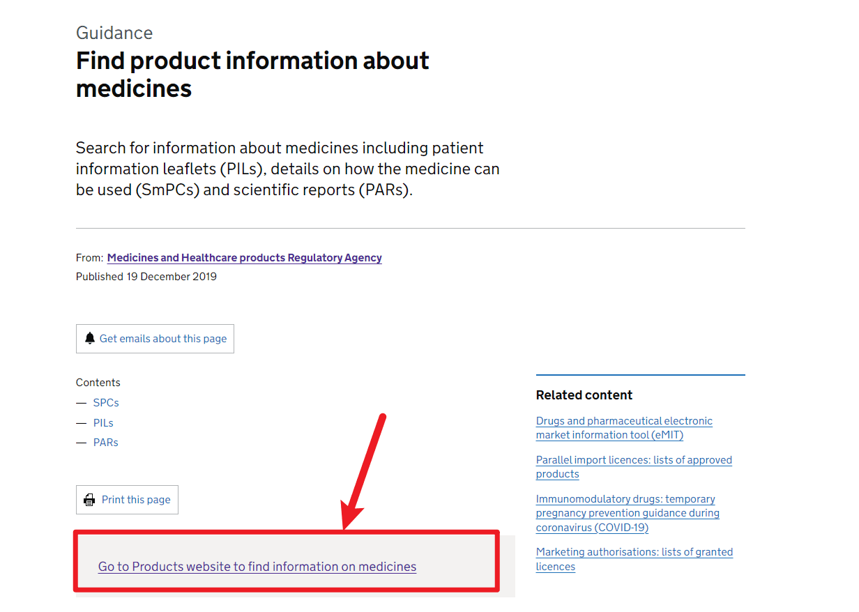 药品和健康产品管理局（Medicines and Healthcare products Regulatory Agency，MHRA） 药研导航
