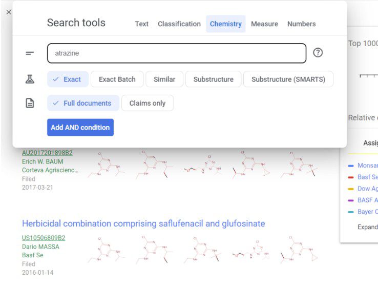 谷歌专利Google Patents-化学检索检索技巧